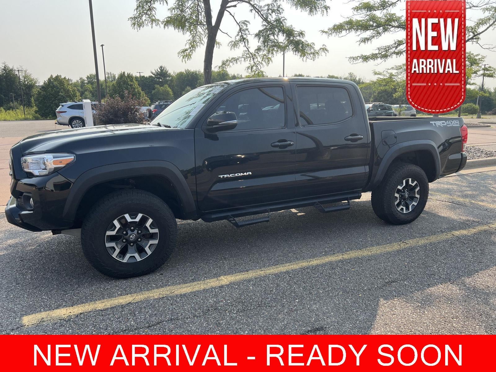 Black 2017 Toyota Tacoma Pickup Truck Four-Wheel Drive Automatic