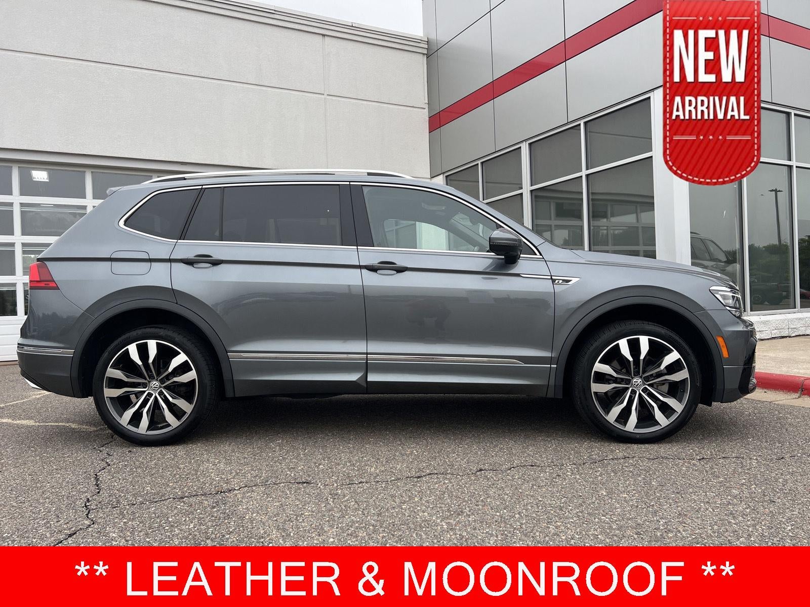 Platinum Gray Metallic 2021 Volkswagen Tiguan SUV / Crossover All-Wheel Drive Automatic