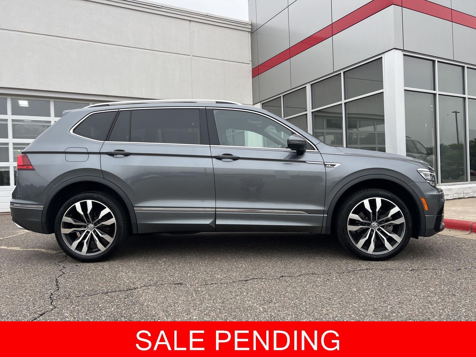 Platinum Gray Metallic 2021 Volkswagen Tiguan SUV / Crossover All-Wheel Drive Automatic