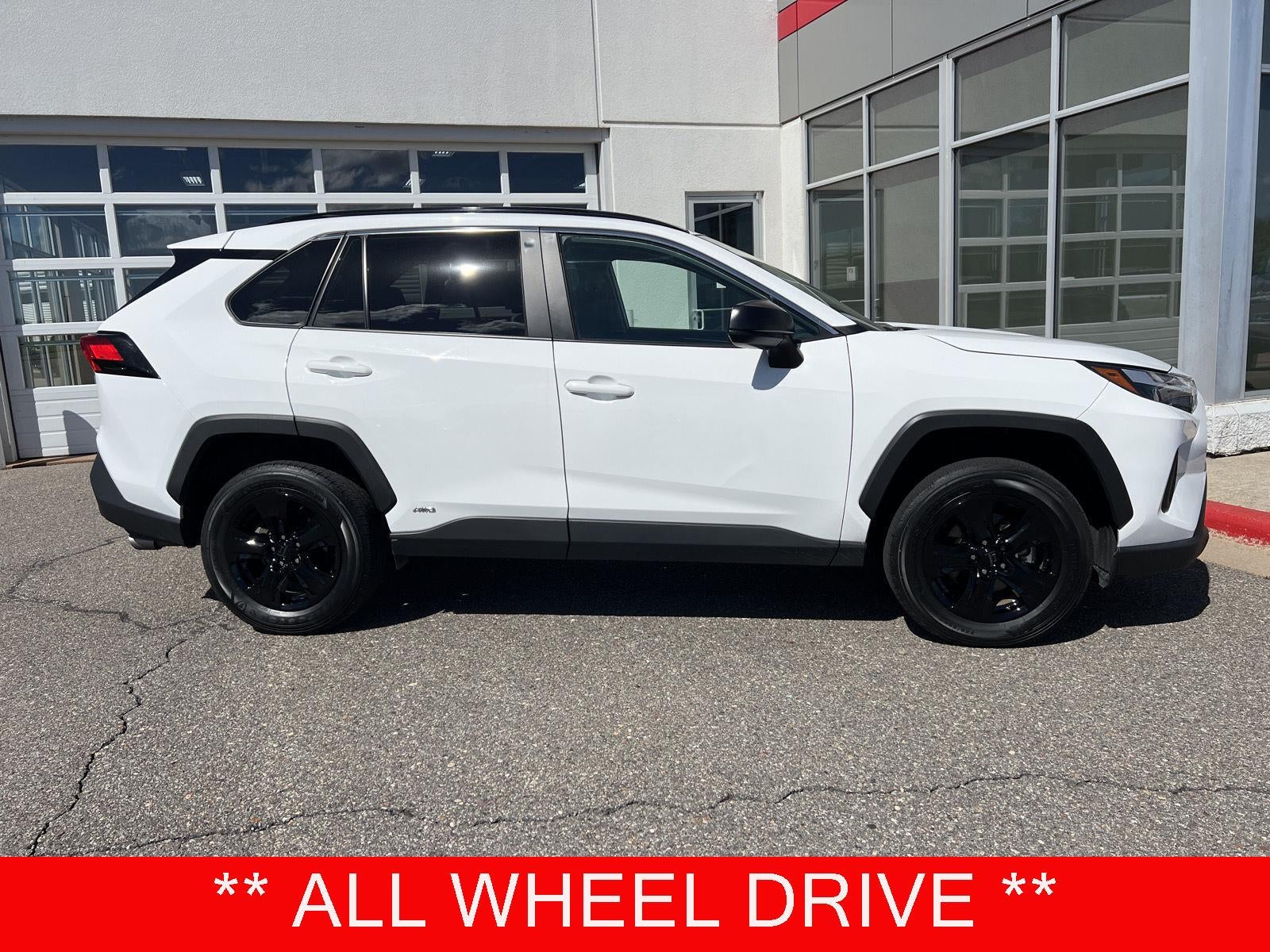 Ice Cap 2025 Toyota RAV4 Hybrid SUV / Crossover All-Wheel Drive Continuously Variable Transmission