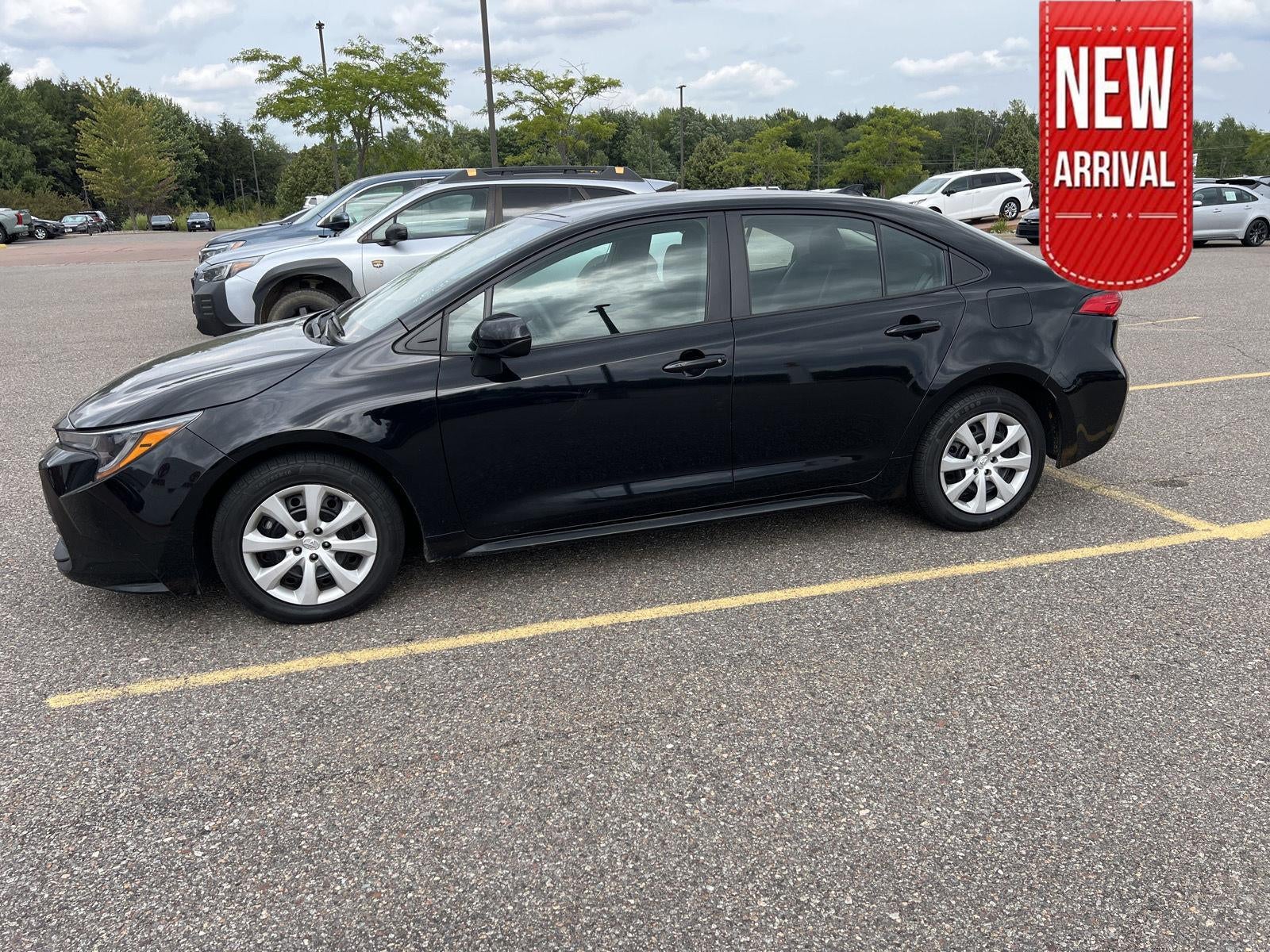 Midnight Black Metallic 2024 Toyota Corolla Sedan Front-Wheel Drive Continuously Variable Transmission