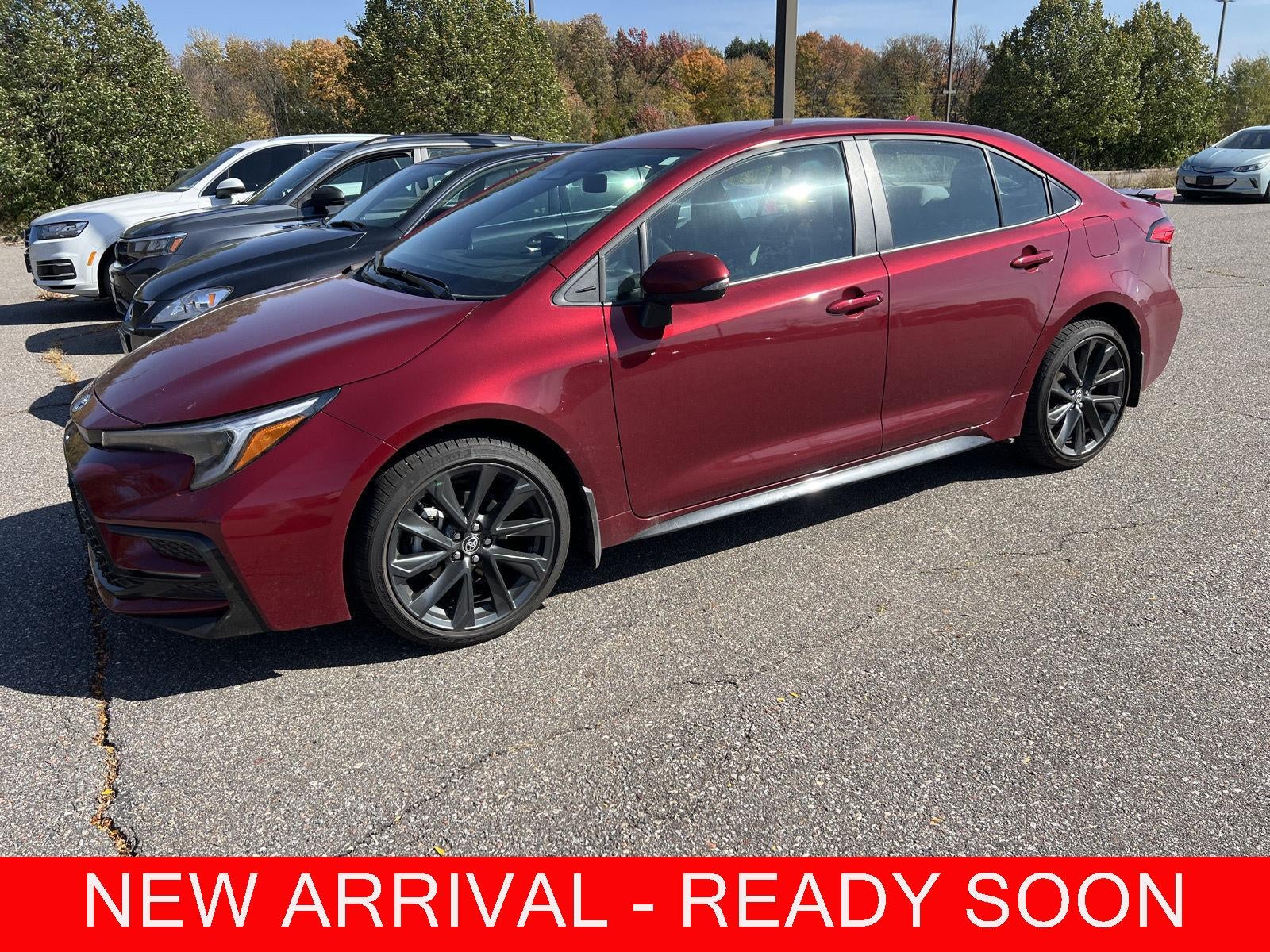 Red (Ruby Flare Pearl) 2026 Toyota Corolla Sedan Front-Wheel Drive Continuously Variable Transmission