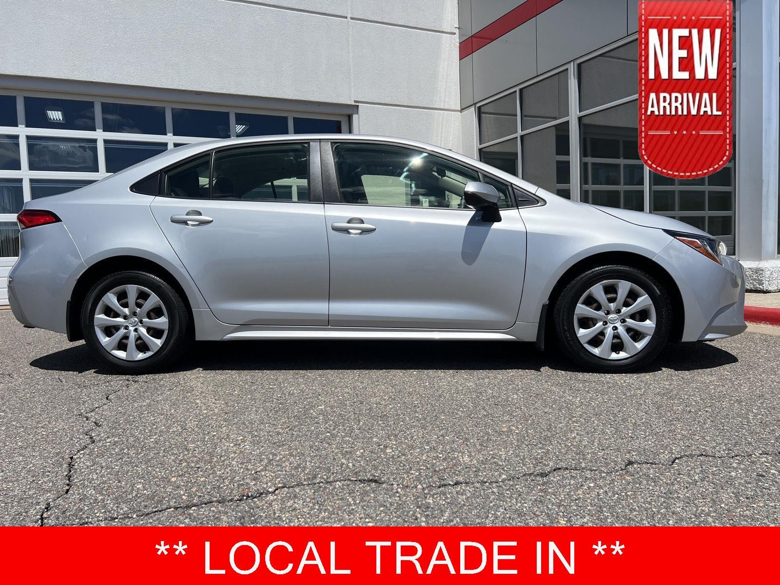 Classic Silver Metallic 2021 Toyota Corolla Sedan Front-Wheel Drive Continuously Variable Transmission