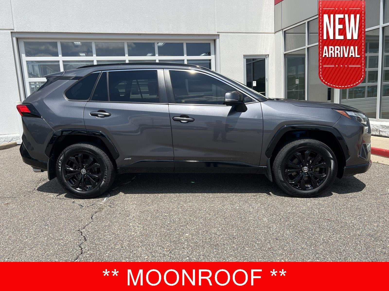 Magnetic Gray Metallic 2022 Toyota RAV4 Hybrid SUV / Crossover All-Wheel Drive Continuously Variable Transmission
