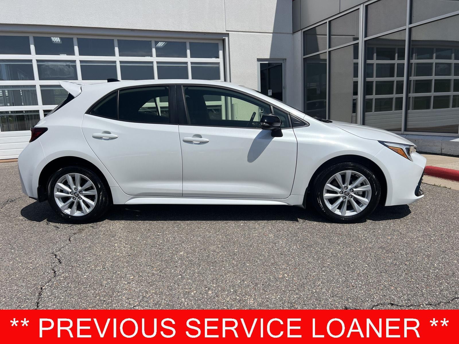 White (Wind Chill Pearl) 2026 Toyota Corolla Hatchback Hatchback Front-Wheel Drive Continuously Variable Transmission