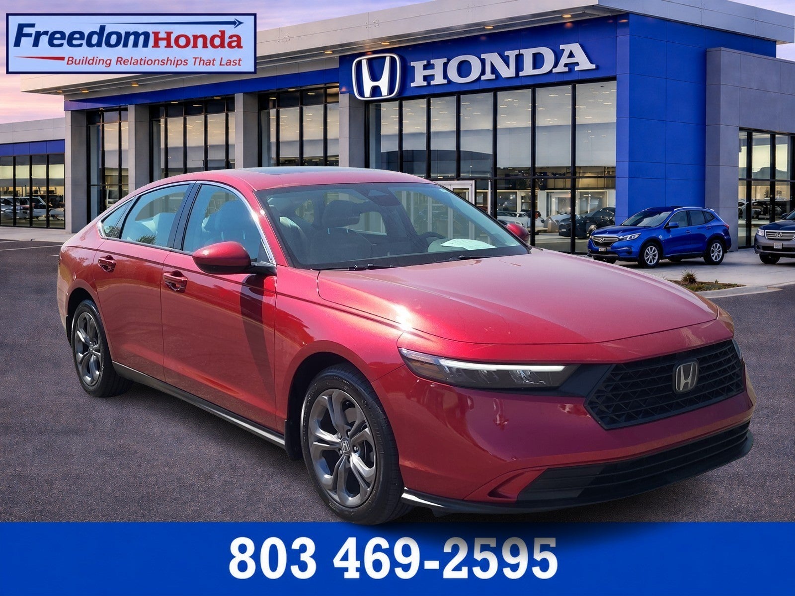 Red 2024 Honda Accord Sedan Front-Wheel Drive Automatic