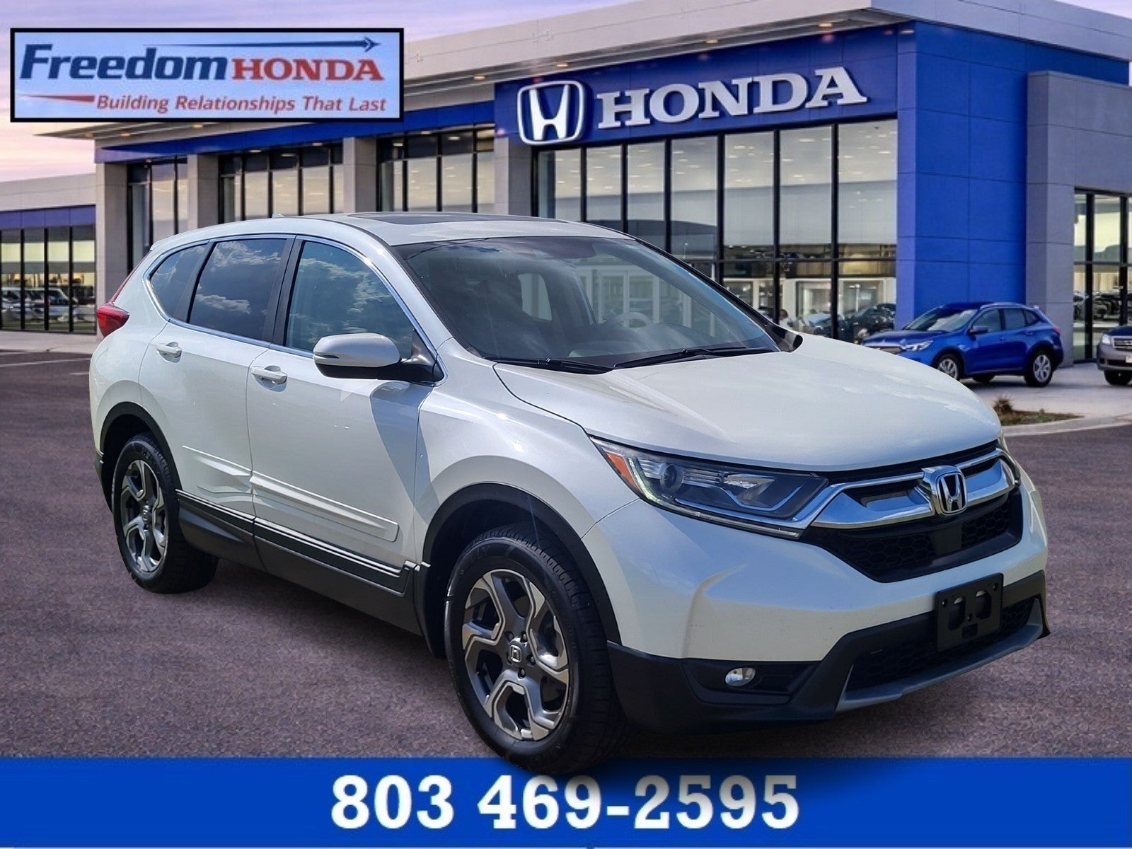 White Diamond Pea 2018 Honda CR-V EX AWD SUV / Crossover All-Wheel Drive Automatic