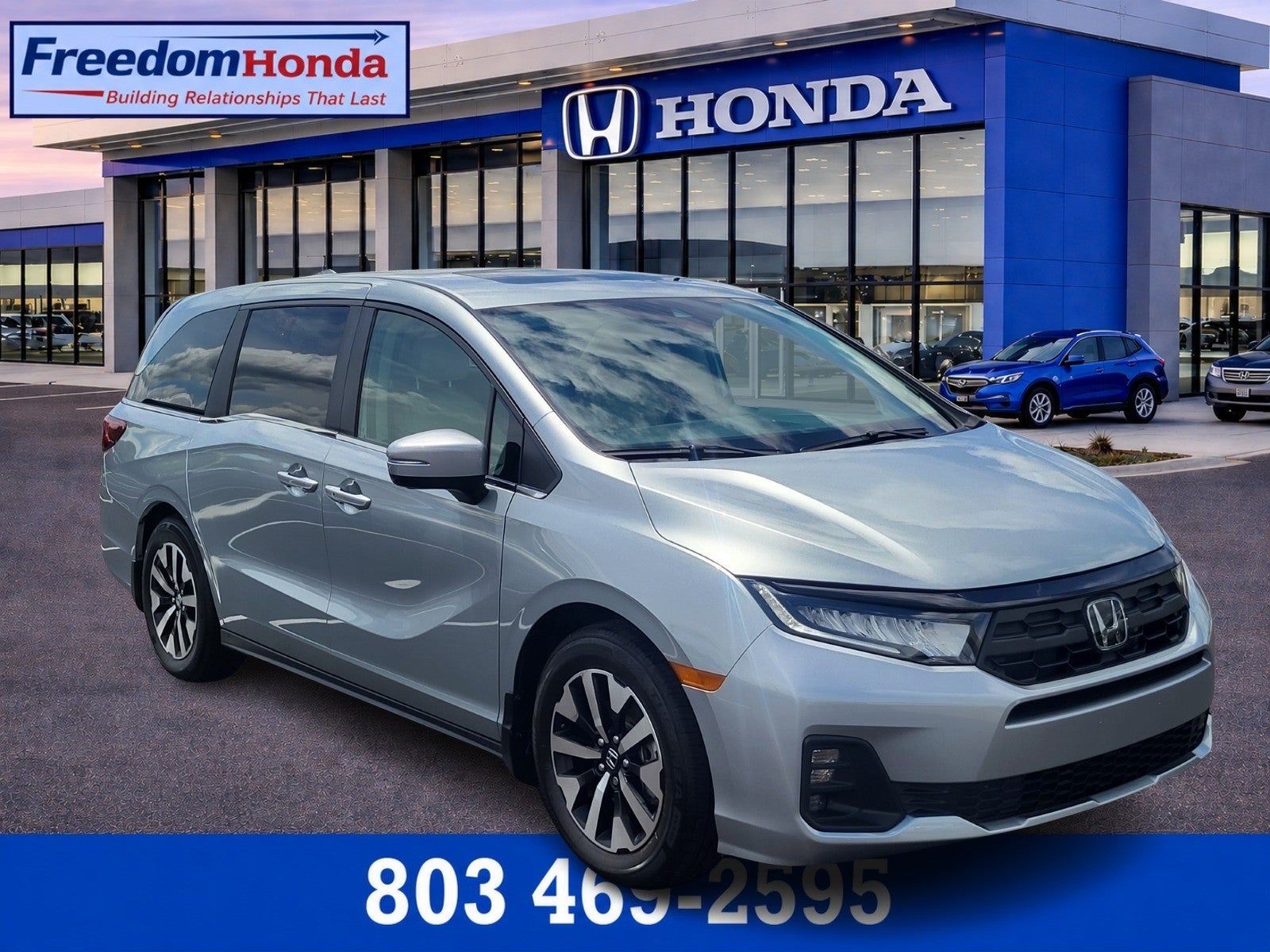 Solar Silver Metallic 2025 Honda Odyssey Minivan Front-Wheel Drive Automatic