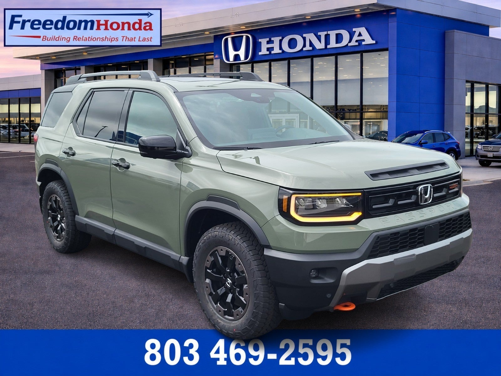 Ash Green Metallic 2026 Honda Passport SUV / Crossover All-Wheel Drive Automatic