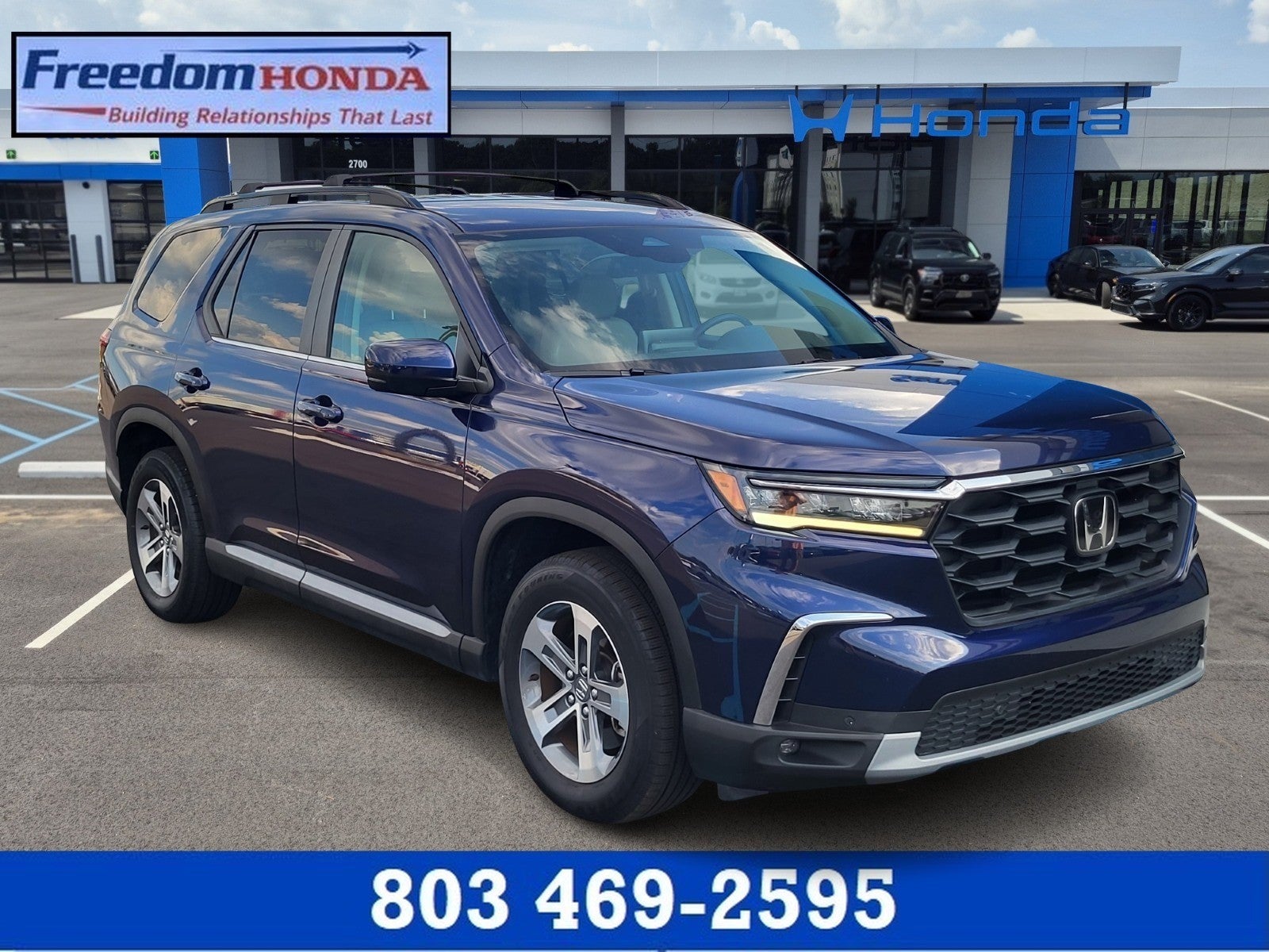 Dark Blue 2024 Honda Pilot SUV / Crossover All-Wheel Drive Automatic
