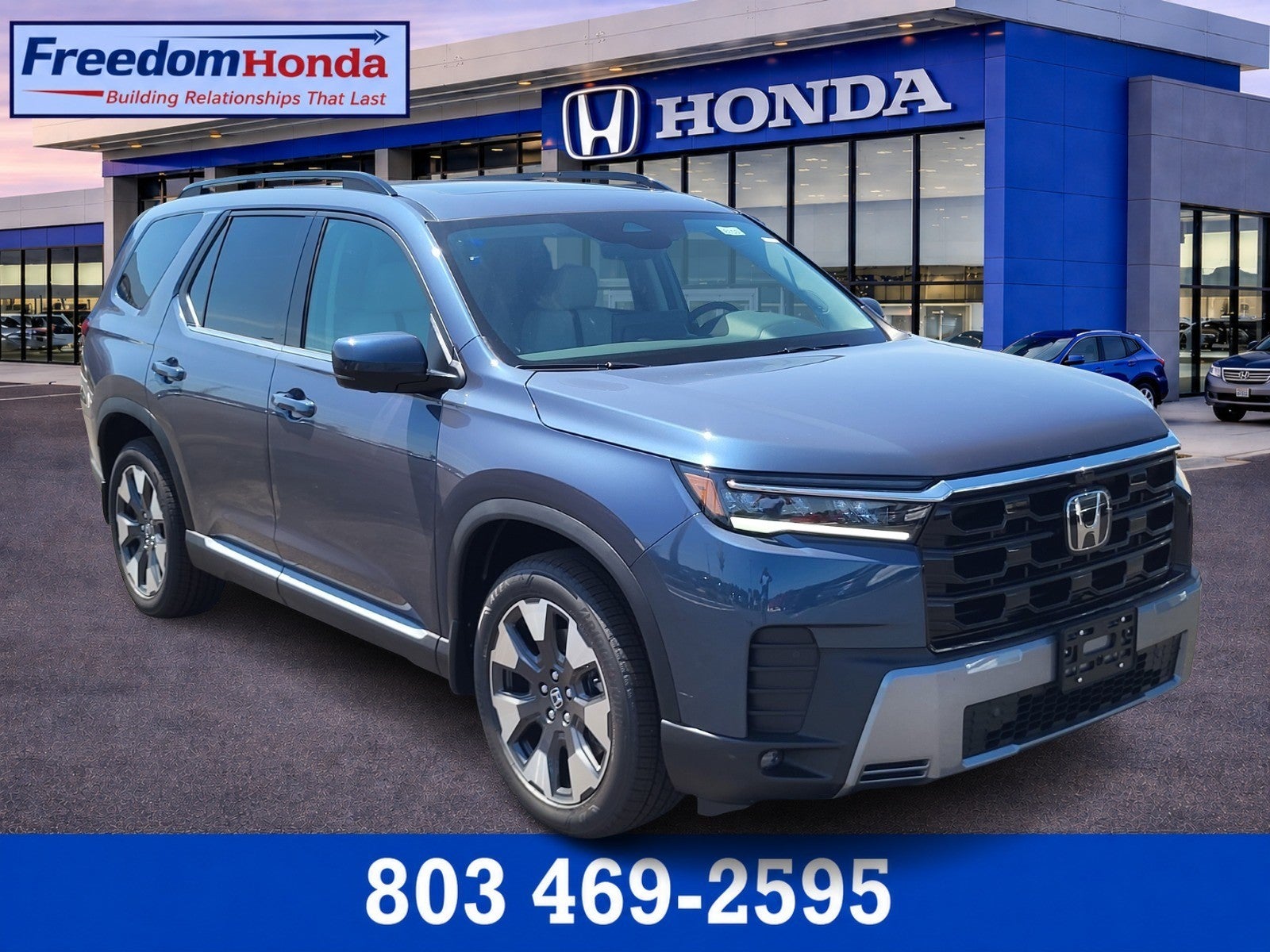 Smoke Blue Pearl 2026 Honda Pilot SUV / Crossover All-Wheel Drive Automatic