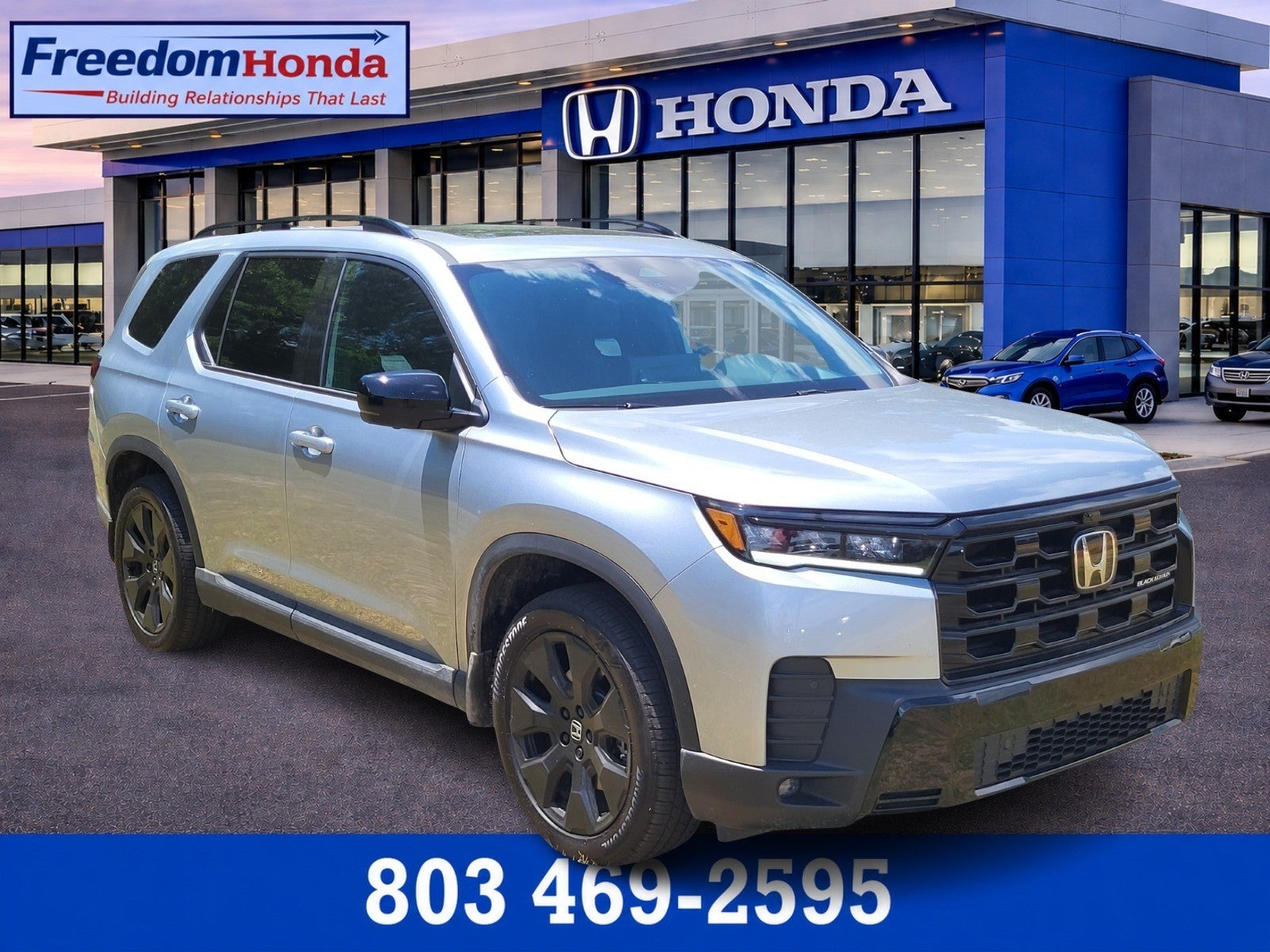 Solar Silver Metallic 2026 Honda Pilot SUV / Crossover All-Wheel Drive Automatic