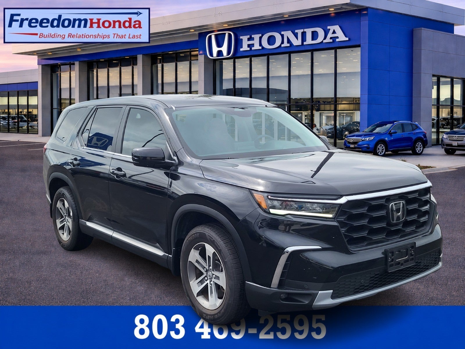 Black 2025 Honda Pilot SUV / Crossover Front-Wheel Drive Automatic