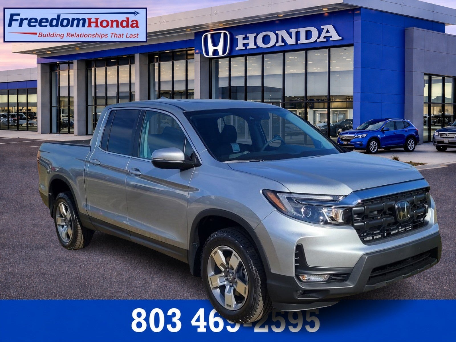 Solar Silver Metallic 2026 Honda Ridgeline Pickup Truck All-Wheel Drive Automatic