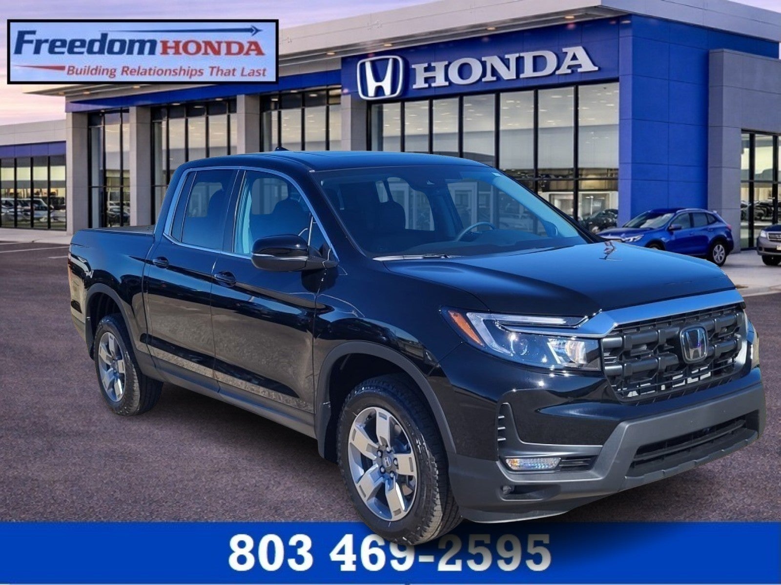 Crystal Black Pearl 2026 Honda Ridgeline RTL AWD Pickup Truck All-Wheel Drive Automatic
