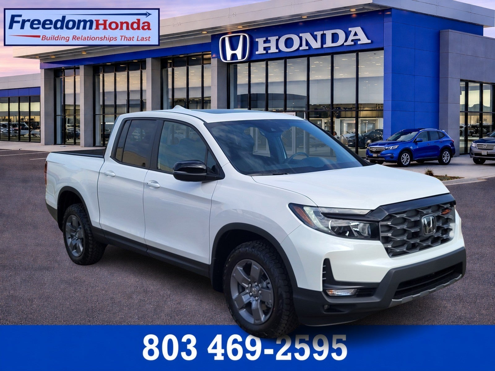 Platinum White Pearl 2025 Honda Ridgeline Pickup Truck All-Wheel Drive Automatic