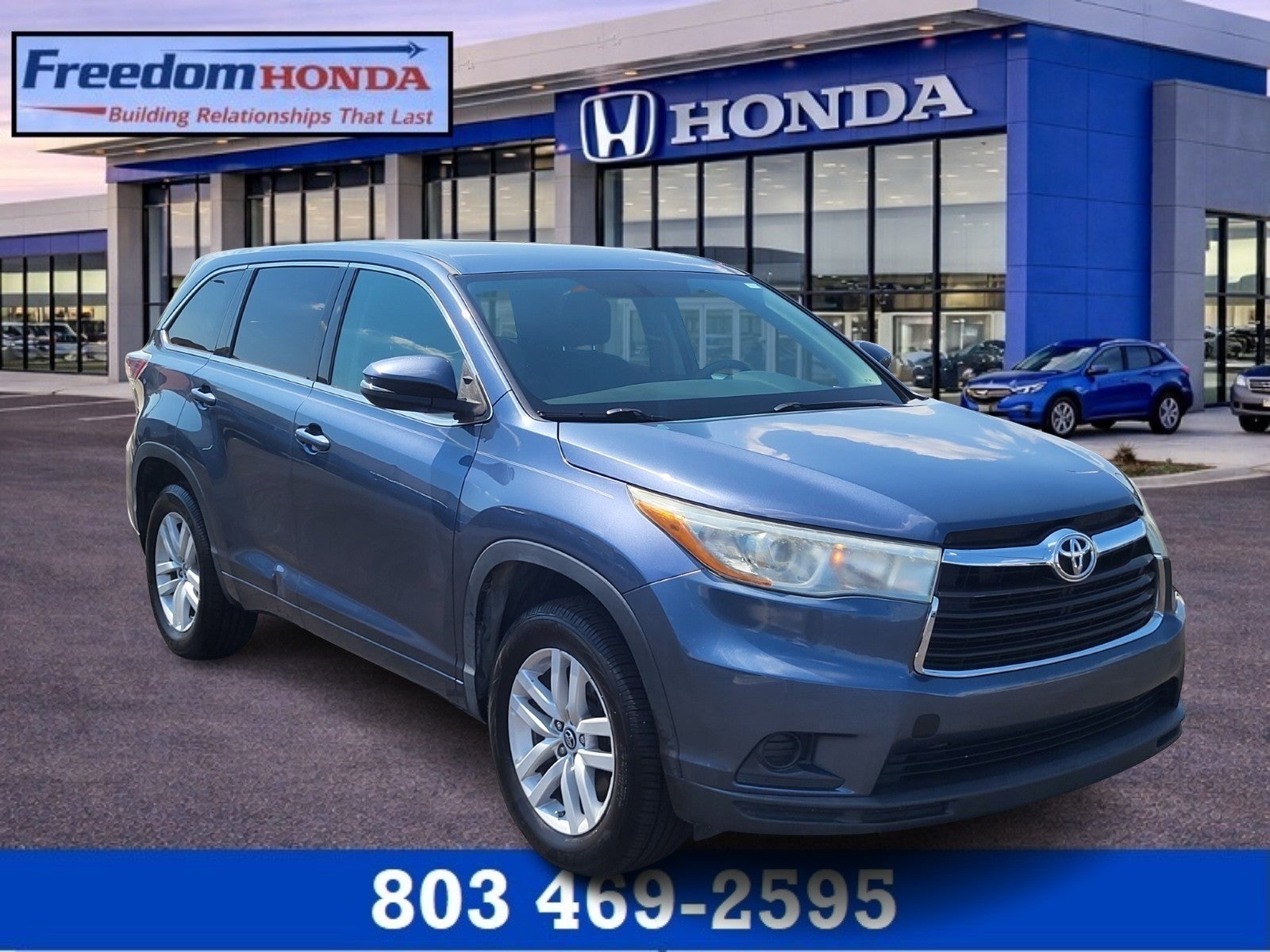 Shoreline Blue Pearl 2016 Toyota Highlander SUV / Crossover Front-Wheel Drive Automatic