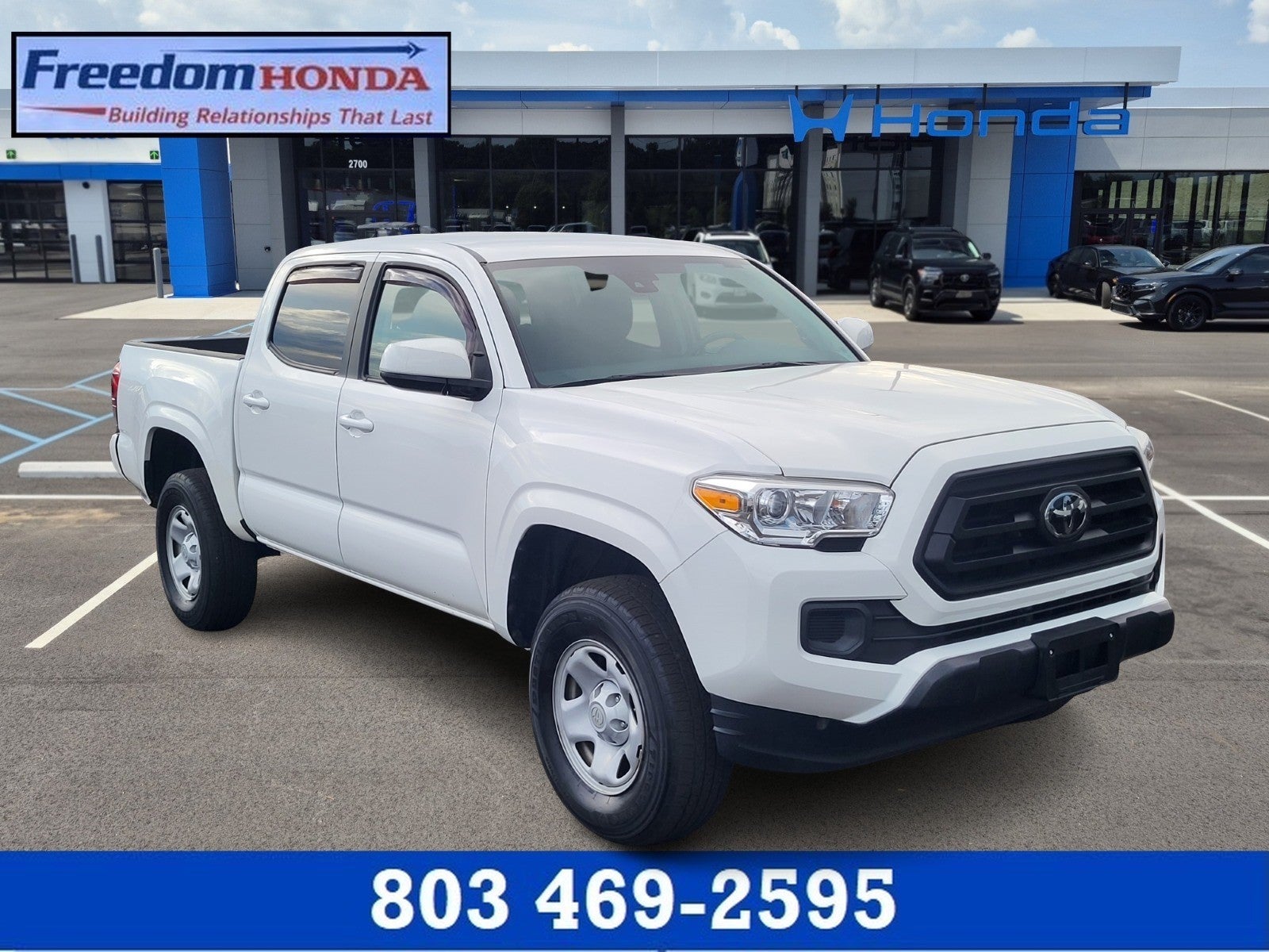 Super White 2020 Toyota Tacoma Pickup Truck 4X2 Automatic