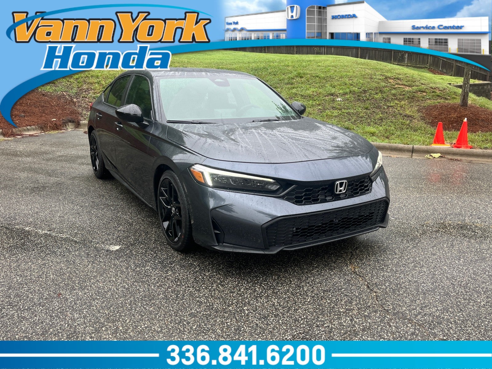 Meteorite Gray Metallic 2026 Honda Civic Hatchback Hatchback Front-Wheel Drive Automatic