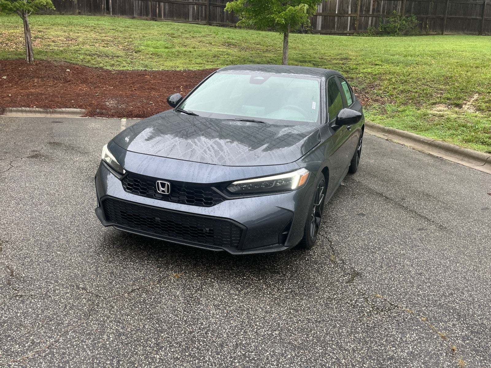 Meteorite Gray Metallic 2026 Honda Civic Hatchback Hatchback Front-Wheel Drive Automatic