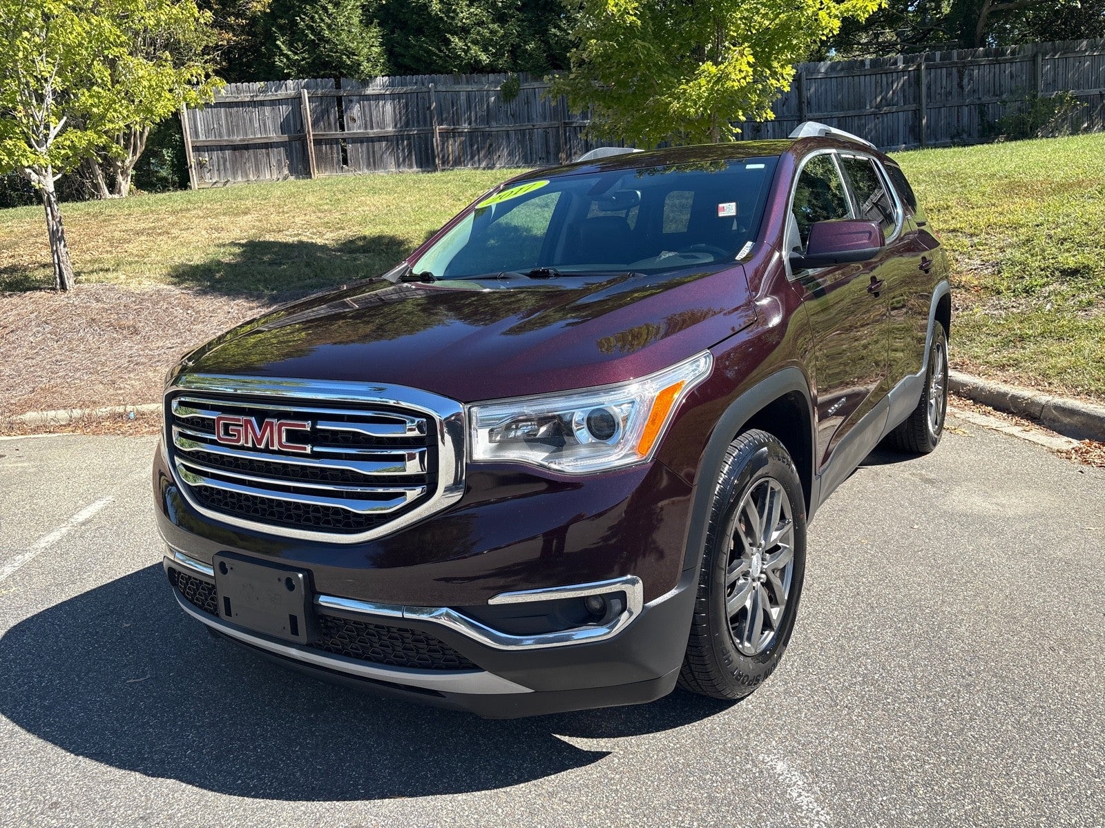 Black Cherry Metallic 2017 GMC Acadia SUV / Crossover Four-Wheel Drive Automatic
