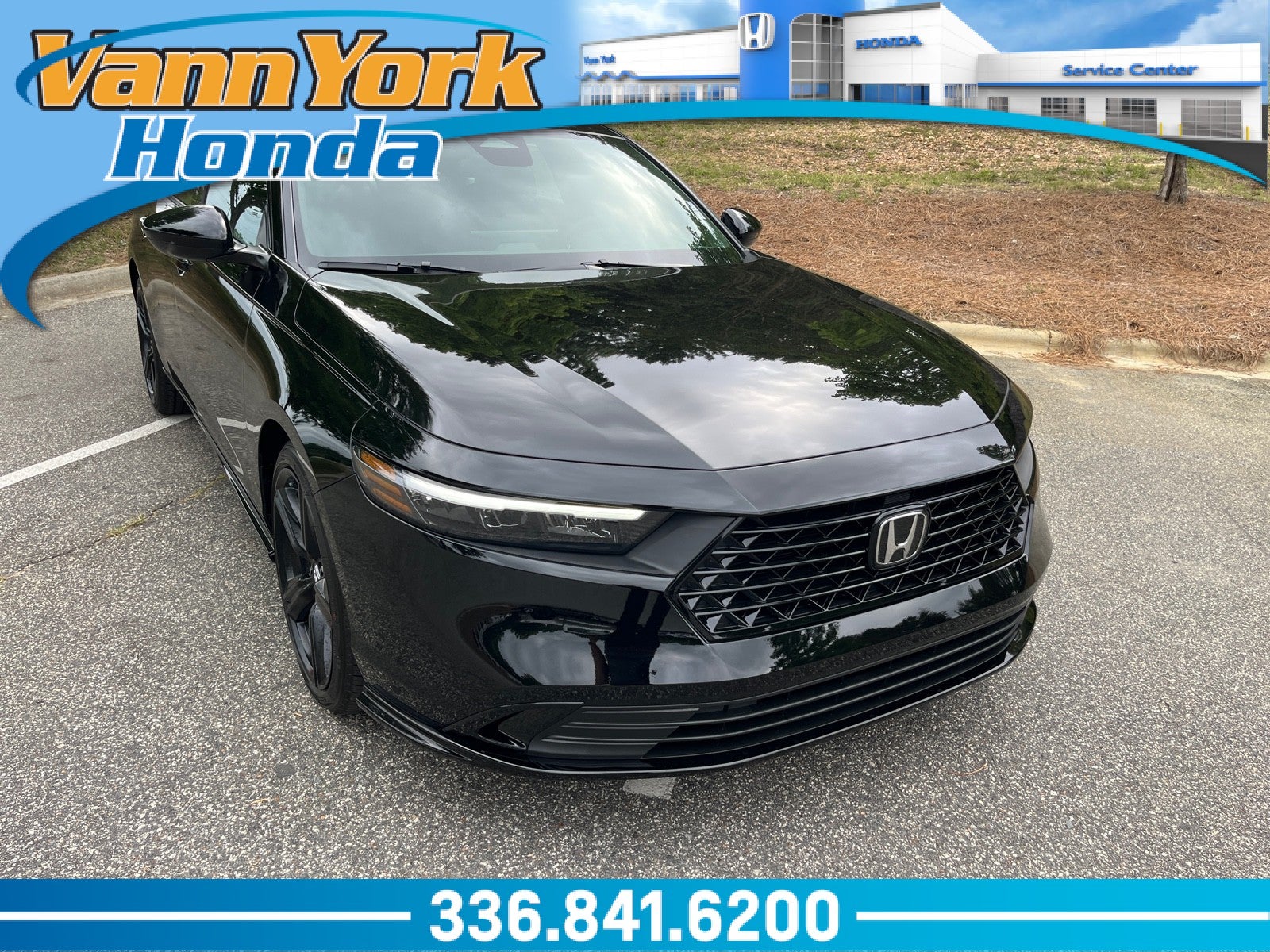 Black 2026 Honda Accord Hybrid Sedan Front-Wheel Drive Automatic