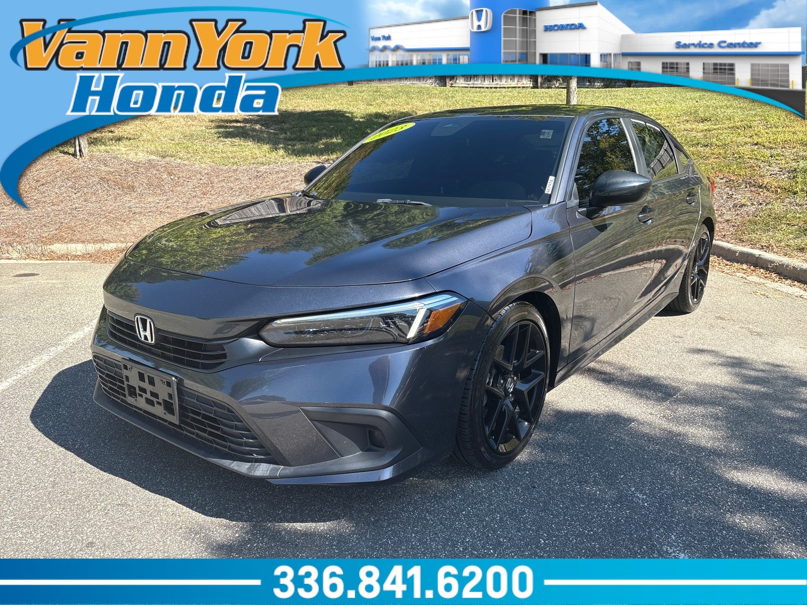 Meteorite Gray Me 2023 Honda Civic Sedan Front-Wheel Drive Automatic