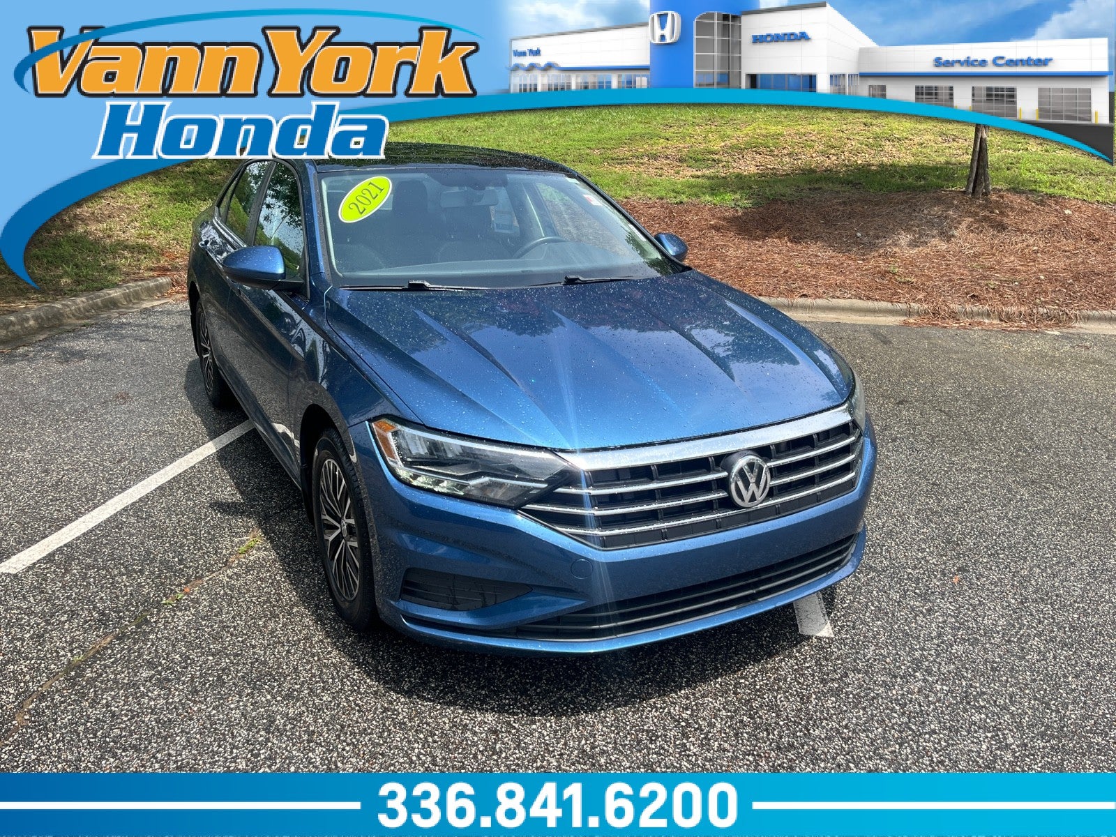 Silk Blue Metallic 2021 Volkswagen Jetta Sedan Front-Wheel Drive Automatic