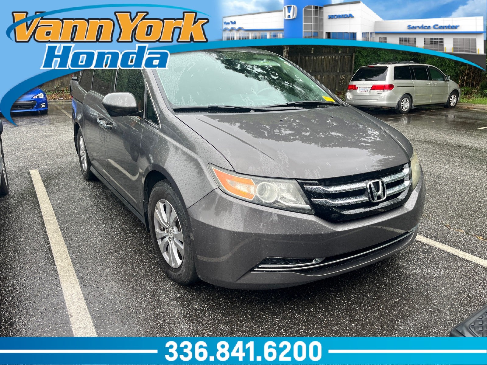 Gray (Modern Steel Metallic) 2016 Honda Odyssey Minivan Front-Wheel Drive Automatic