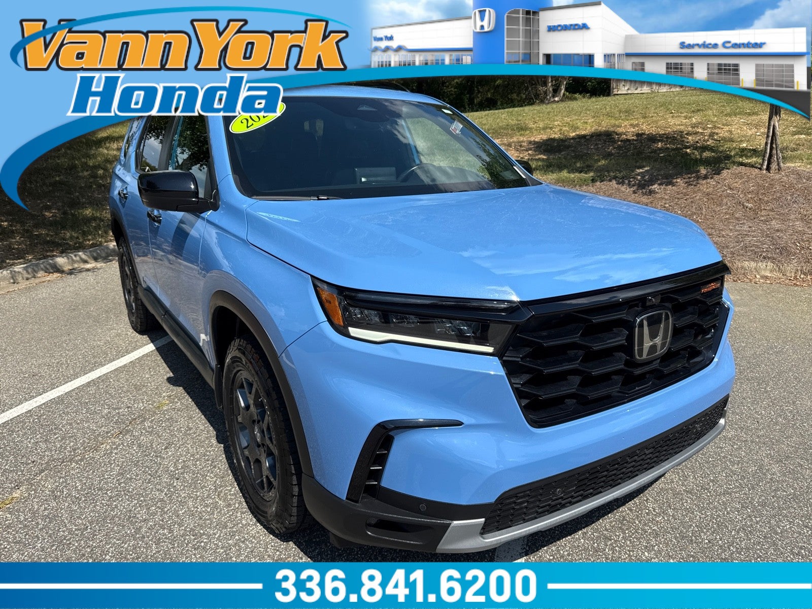 Blue 2024 Honda Pilot SUV / Crossover All-Wheel Drive Automatic