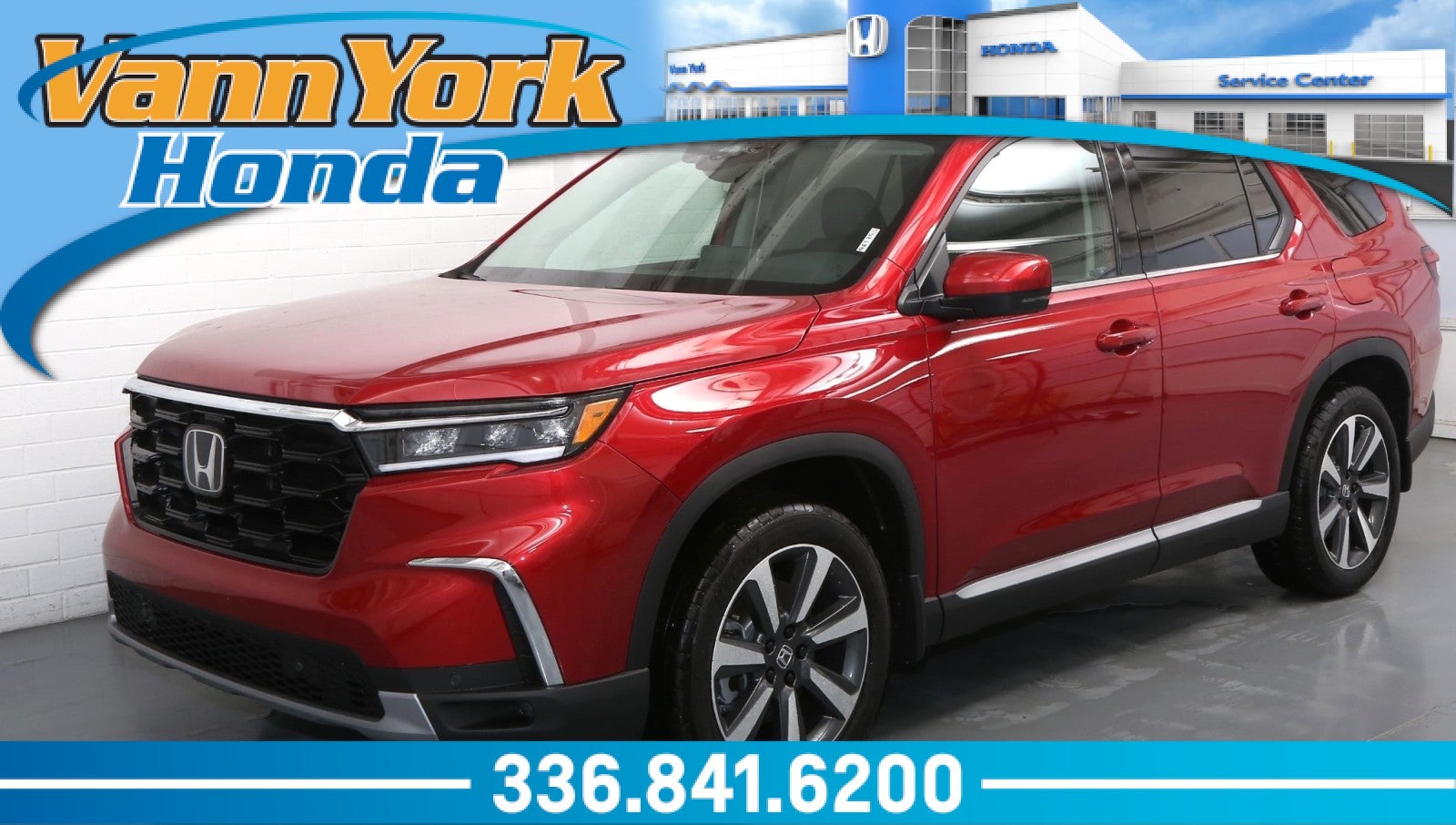 Radiant Red Metallic II 2025 Honda Pilot SUV / Crossover Front-Wheel Drive Automatic
