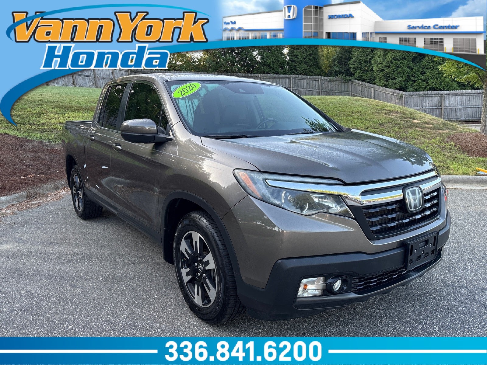 Pacific Pewter 2020 Honda Ridgeline Pickup Truck Front-Wheel Drive Automatic