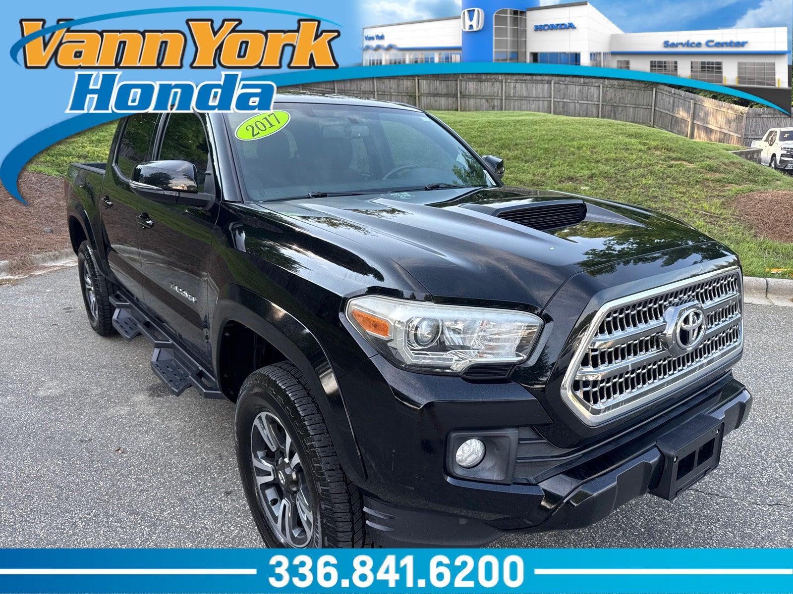 Black 2017 Toyota Tacoma Pickup Truck Four-Wheel Drive Automatic