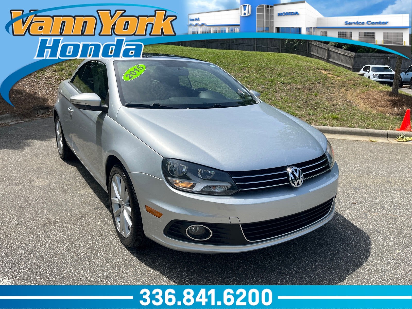 Reflex Silver M 2015 Volkswagen Eos Convertible Front-Wheel Drive Automatic