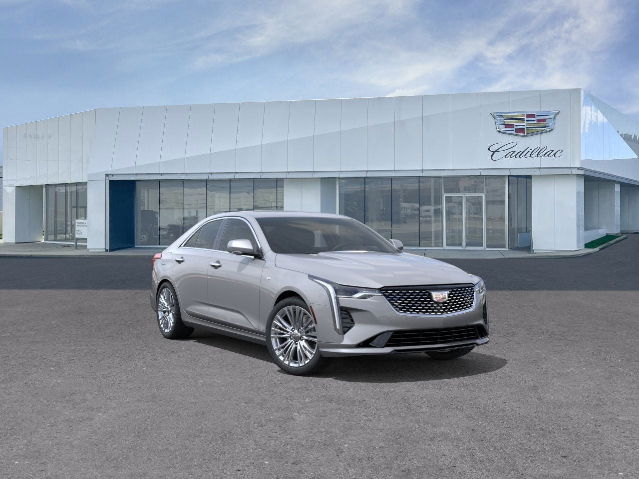 Argent Silver Metallic 2026 Cadillac CT4 Sedan All-Wheel Drive Automatic