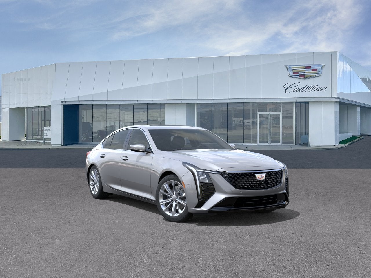 Argent Silver Metallic 2026 Cadillac CT5 Sedan All-Wheel Drive Automatic
