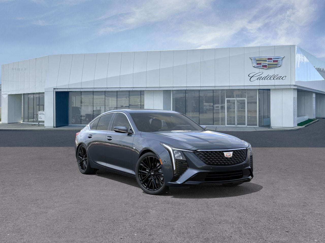 Deep Space Metallic 2026 Cadillac CT5 Sedan All-Wheel Drive Automatic