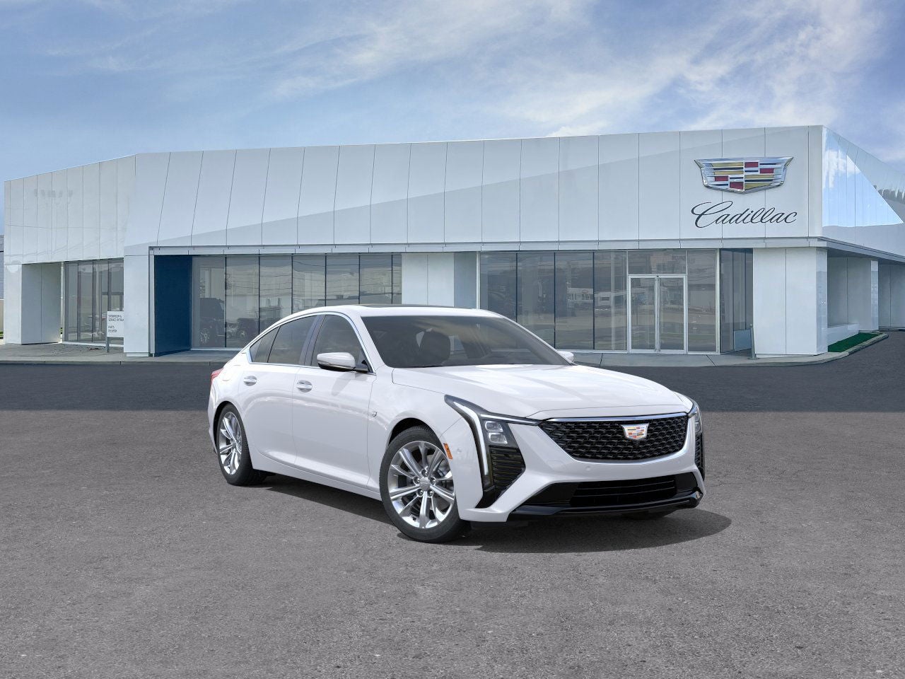 Summit White 2026 Cadillac CT5 Sedan All-Wheel Drive Automatic