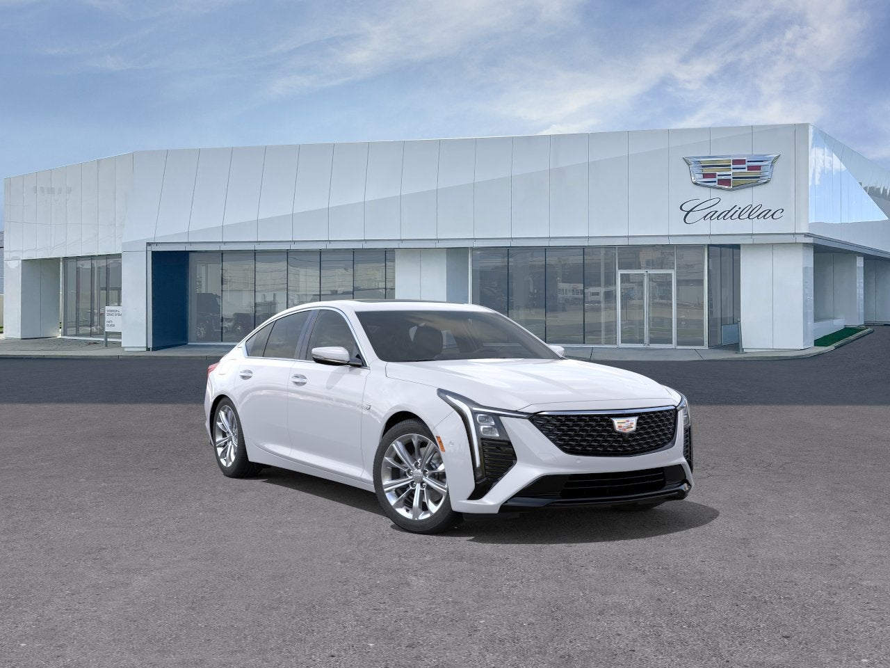 Summit White 2026 Cadillac CT5 Sedan All-Wheel Drive Automatic