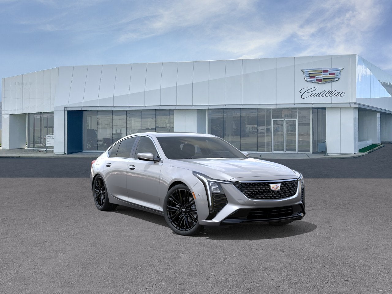 Argent Silver Metallic 2026 Cadillac CT5 Sedan All-Wheel Drive Automatic