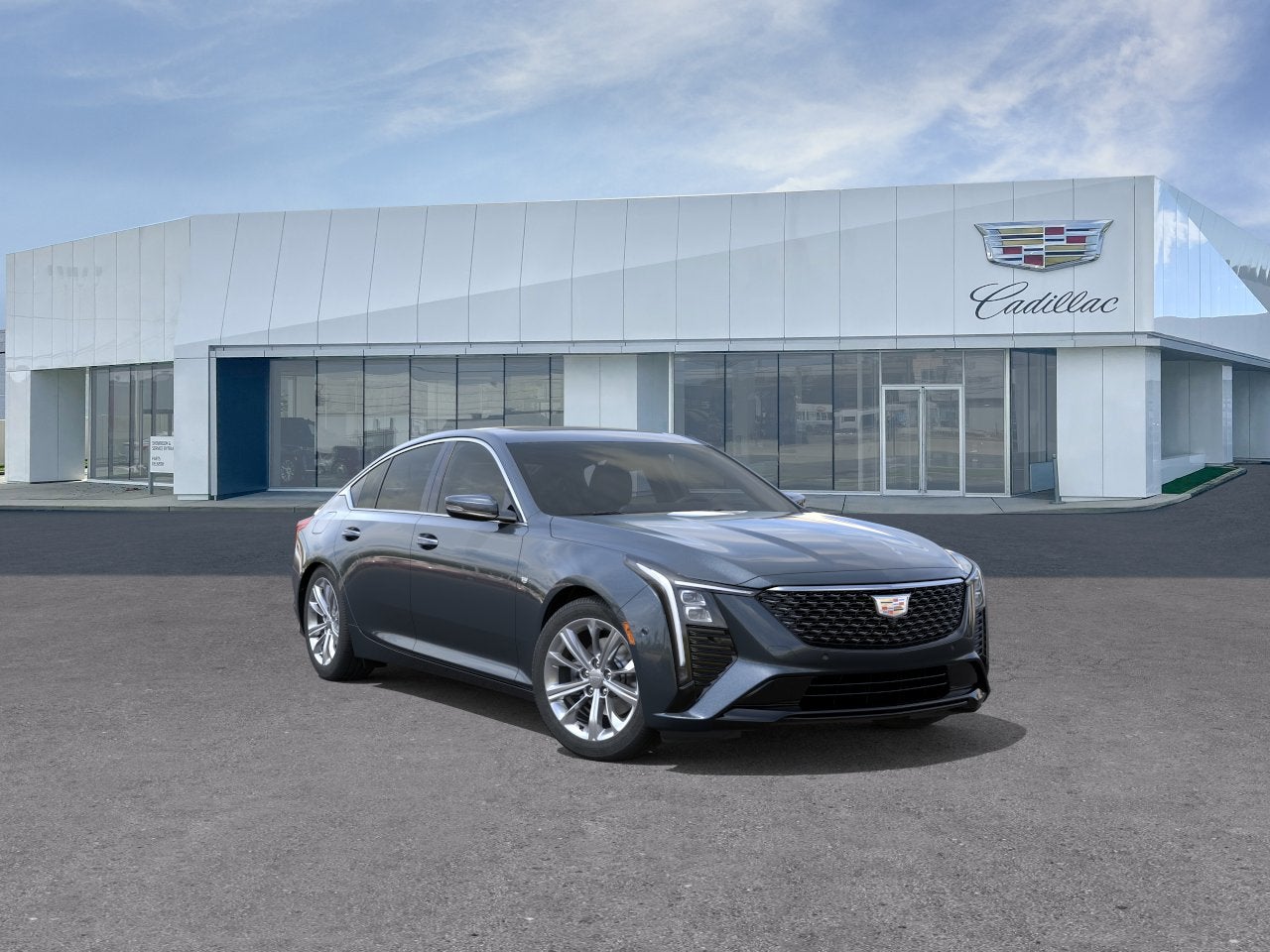 Deep Space Metallic 2026 Cadillac CT5 Sedan All-Wheel Drive Automatic