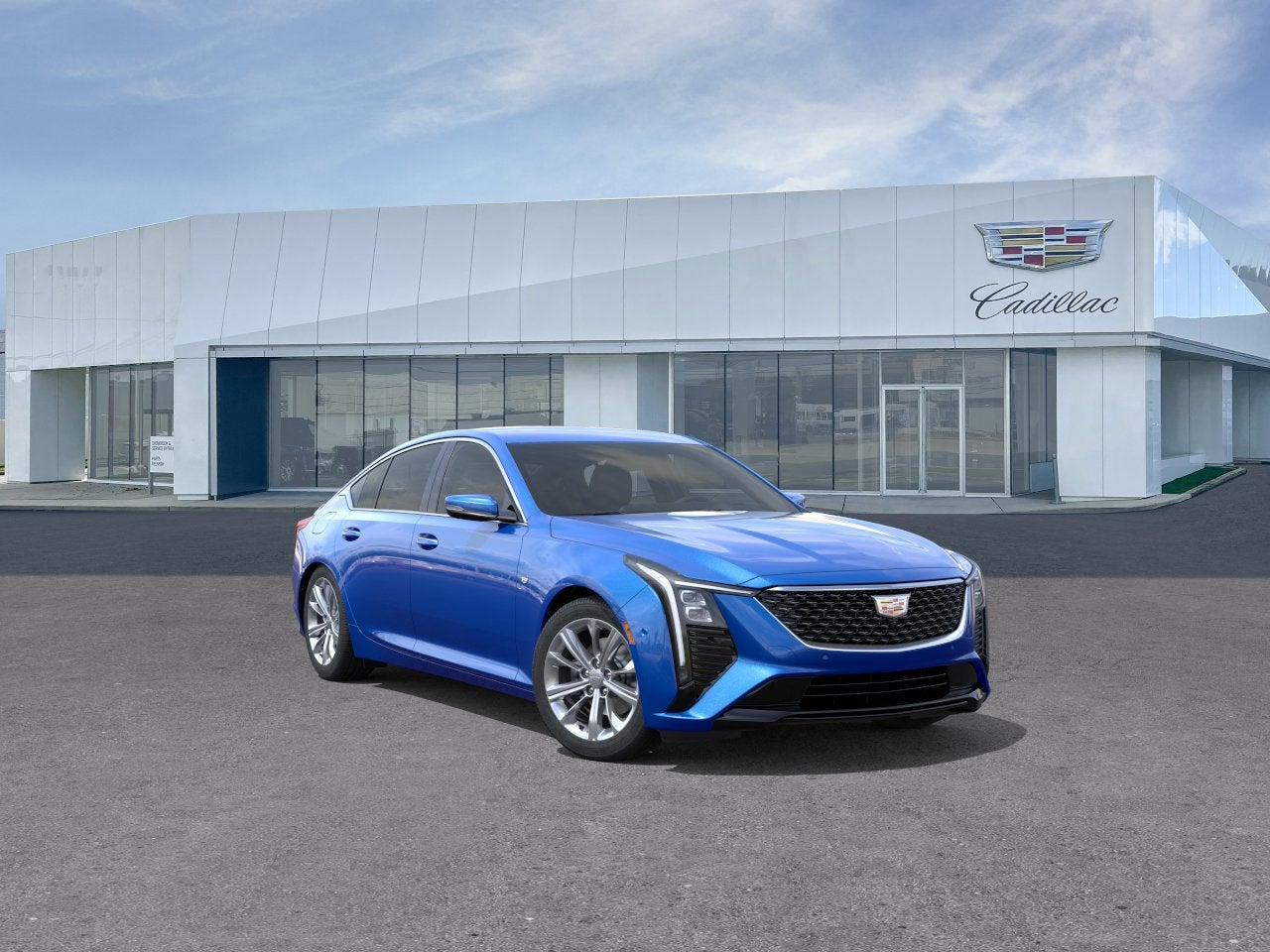 Coastal Blue Metallic 2026 Cadillac CT5 Sedan All-Wheel Drive Automatic