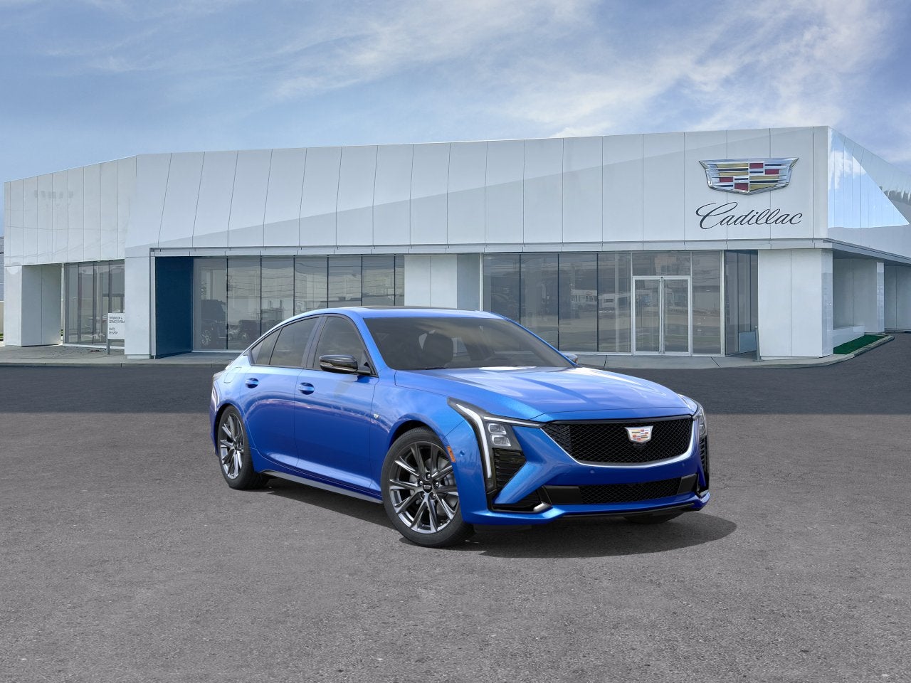 Coastal Blue Metallic 2026 Cadillac CT5 Sedan All-Wheel Drive Automatic