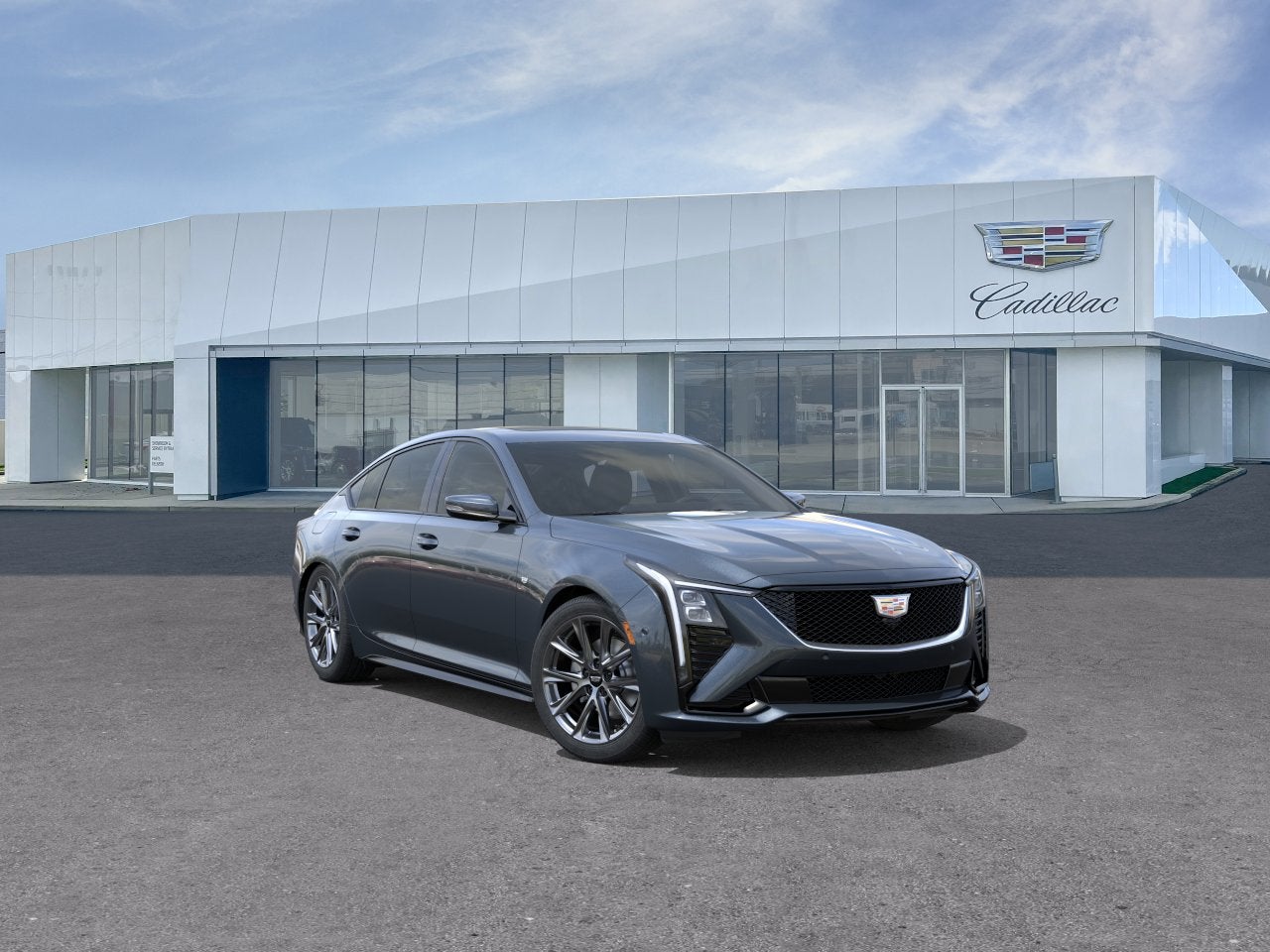 Deep Space Metallic 2026 Cadillac CT5 Sedan All-Wheel Drive Automatic