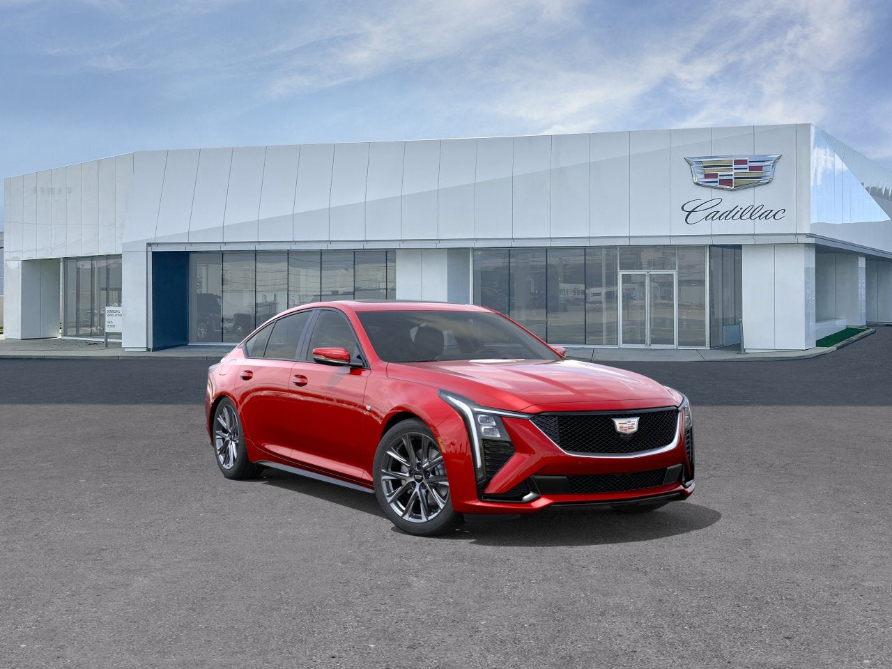 Radiant Red Tintcoat 2026 Cadillac CT5 Sedan All-Wheel Drive Automatic