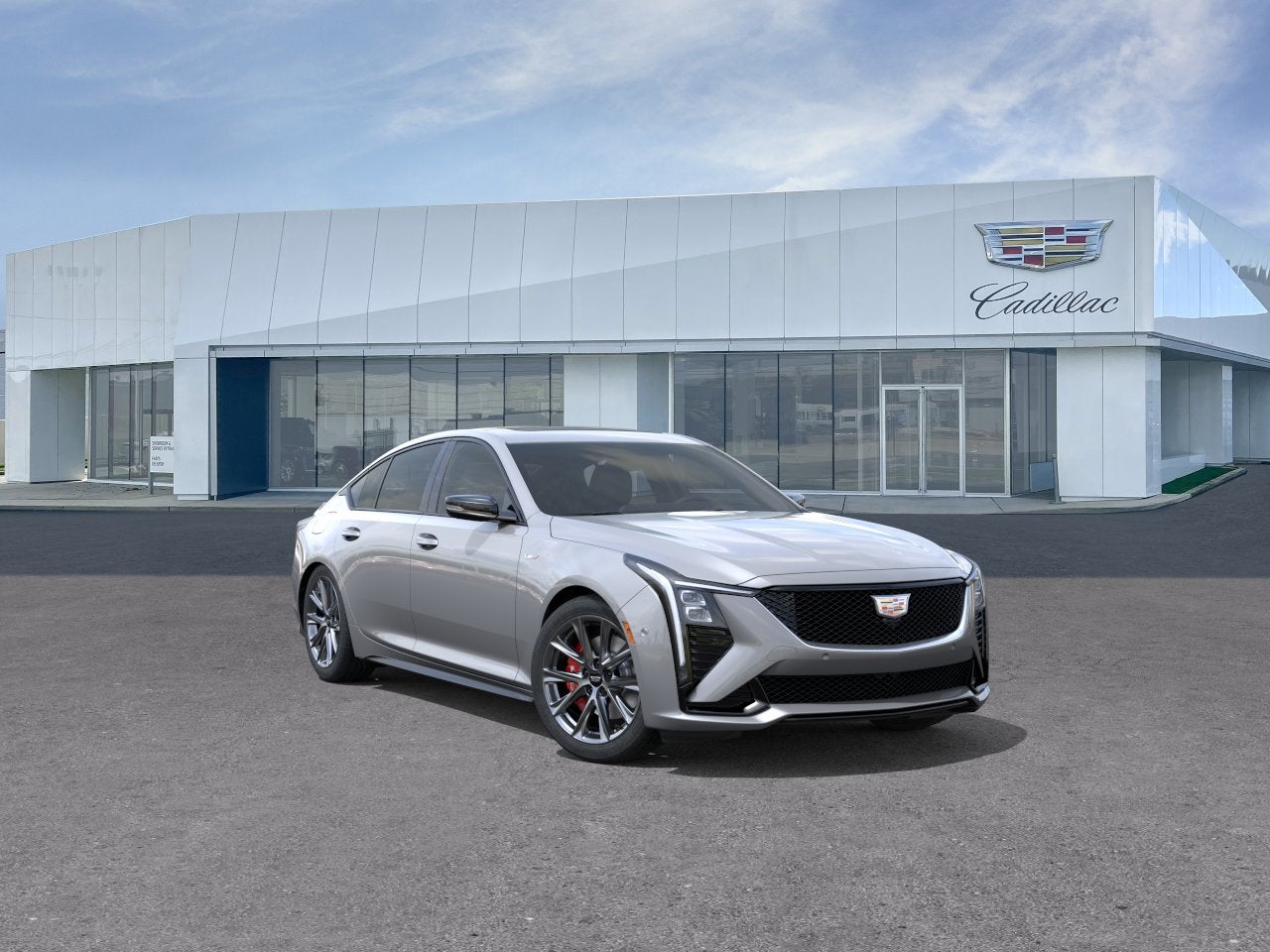 Argent Silver Metallic 2026 Cadillac CT5 Sedan All-Wheel Drive Automatic