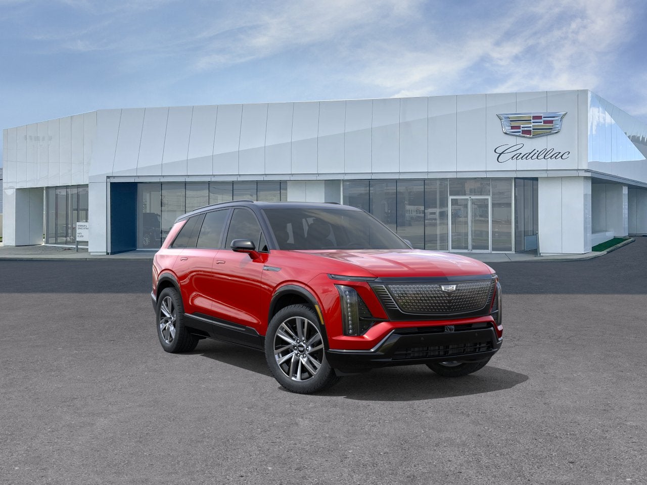 Radiant Red Tintcoat 2027 Cadillac VISTIQ SUV / Crossover All-Wheel Drive Automatic