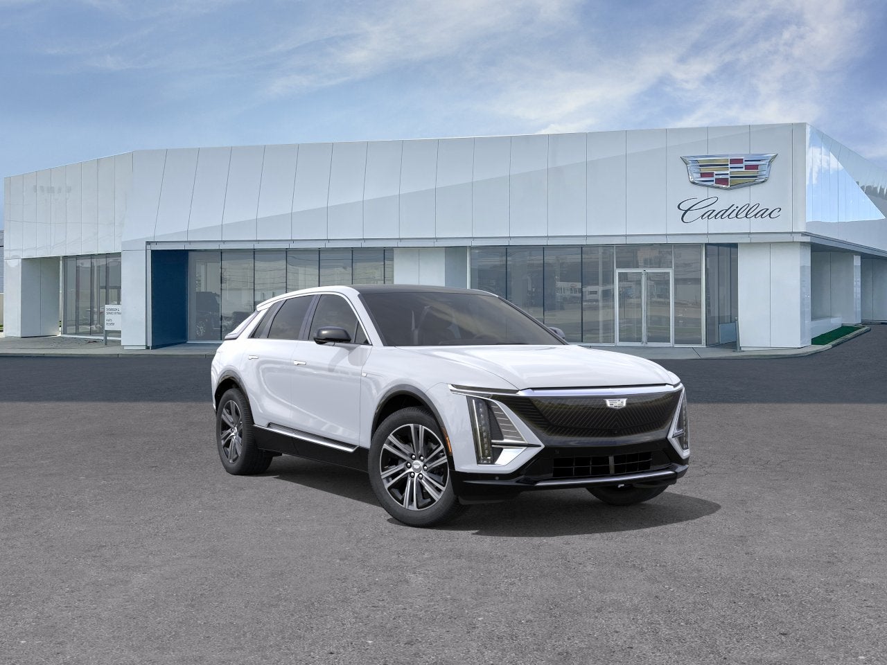 Vibrant White Tricoat 2026 Cadillac LYRIQ SUV / Crossover All-Wheel Drive Automatic