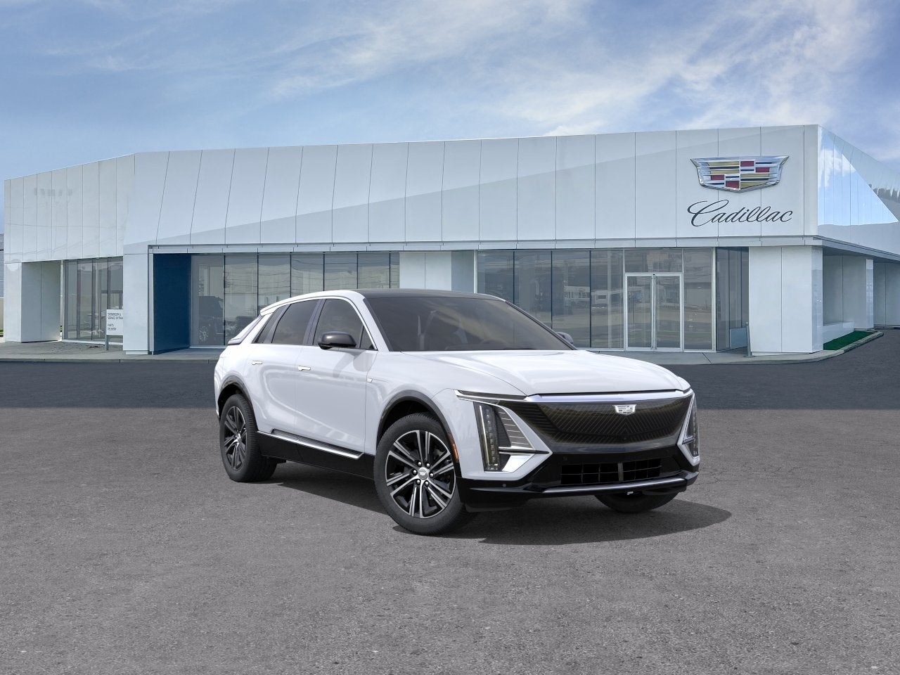 Vibrant White Tricoat 2027 Cadillac LYRIQ SUV / Crossover All-Wheel Drive Automatic