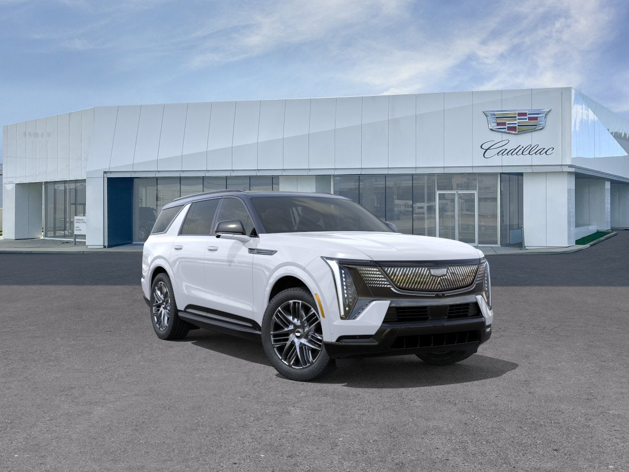 Vibrant White Tricoat 2026 Cadillac Escalade IQL SUV / Crossover All-Wheel Drive Automatic
